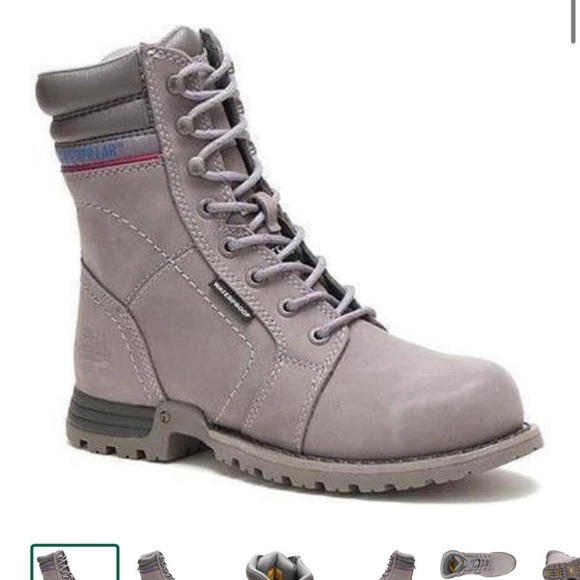 Caterpillar Shoes - CAT Women's Echo
Waterproof Steel Toe Work
Boot - Grey - P90565